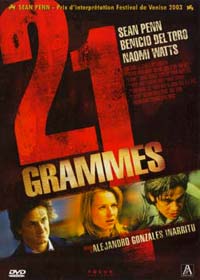 DVD 21 Grammes - 21 Grammes en DVD - Alejandro Gonzlez Irritu dvd - Sean Penn dvd - Benicio Del Toro dvd