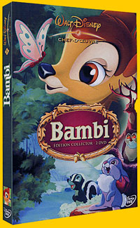 DVD Bambi - Bambi en DVD - David Hand dvd - panpan dvd - disney dvd