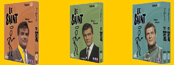DVD Le Saint : Le Saint en DVD, Le Saint saison 1 DVD, Le Saint Saison 2 DVD, Le Saint saison 3 DVD
