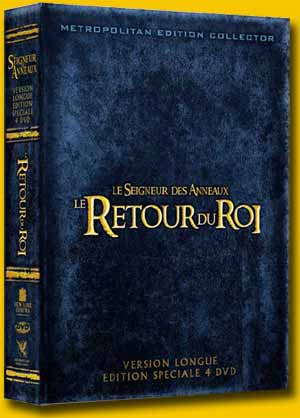 DVD Le Seigneur des Anneaux - Le Retour du Roi - Le Seigneur des Anneaux - Le Retour du Roi en DVD - Peter Jackson dvd - Elijah Wood dvd - Ian McKellen dvd