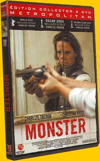 DVD Monster - Monster en DVD - Patty Jenkins dvd - Charlize Theron dvd - Christina Ricci dvd