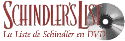 DVD La Liste de Schindler en DVD