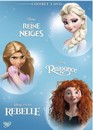 DVD, La reine des neiges + Raiponce + Rebelle sur DVDpasCher