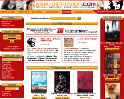 asia-distribution.com page d'accueil